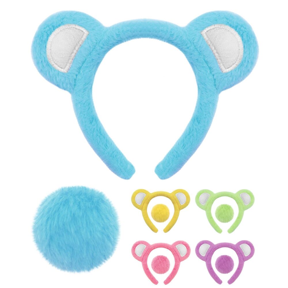 5514 Bear Costume Accessoriess - Bear Ears Headband And Tail
